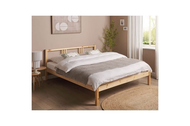 Seng med lamelramme Vannes - 160x200 cm - Møbler - Senge - Sengeramme & sengestel