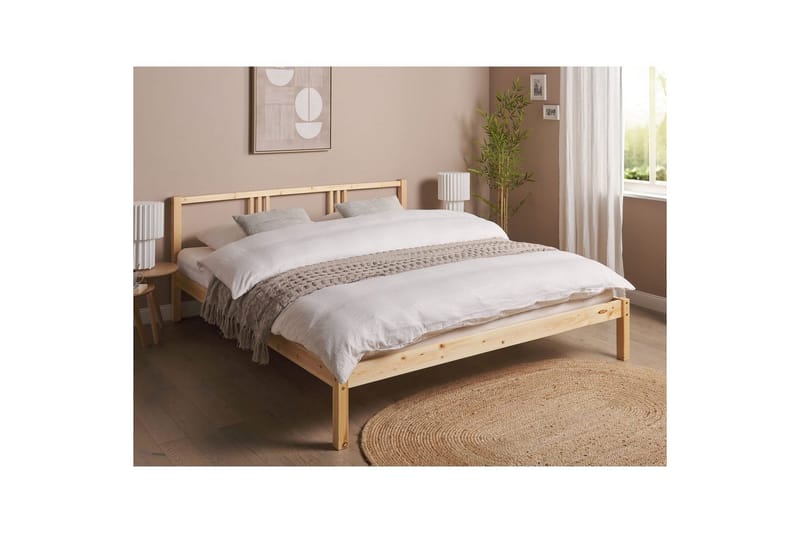 Seng med lamelramme Vannes - 180x200 cm - Møbler - Senge - Sengeramme & sengestel