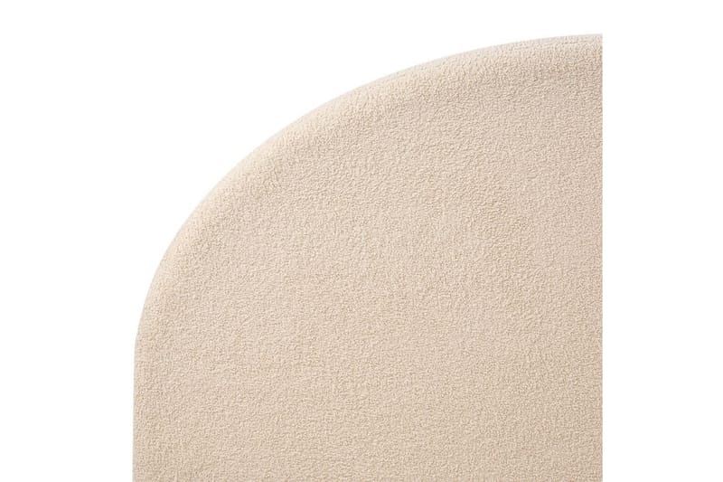 Seng med lamelramme Vaucluse - Beige/Bouclé, 140x200 cm - Møbler - Senge - Sengeramme & sengestel