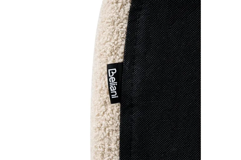 Seng med lamelramme Vaucluse - Beige/Bouclé, 140x200 cm - Møbler - Senge - Sengeramme & sengestel