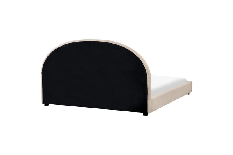 Seng med lamelramme Vaucluse - Beige/Bouclé, 180x200 cm - Møbler - Senge - Sengeramme & sengestel