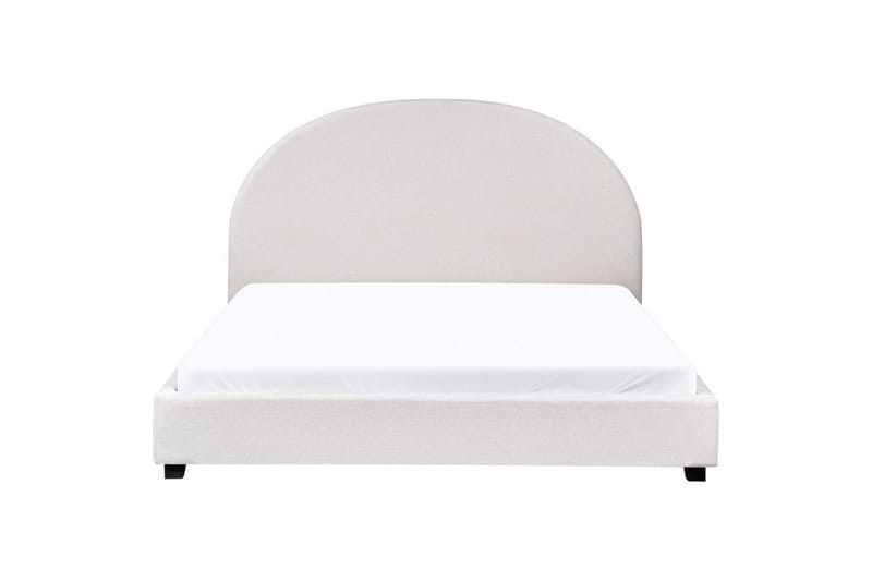 Seng med lamelramme Vaucluse - Hvid/Polyester, 160x200 cm - Møbler - Senge - Sengeramme & sengestel