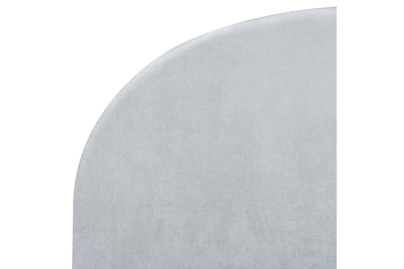 Seng med lamelramme Vaucluse - Lyseblå/polyester, 140x200 cm - Møbler - Senge - Sengeramme & sengestel