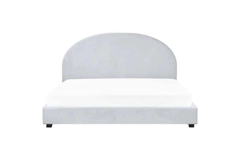 Seng med lamelramme Vaucluse - Lyseblå/polyester, 180x200 cm - Møbler - Senge - Sengeramme & sengestel