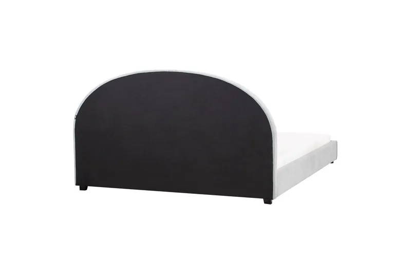 Seng med lamelramme Vaucluse - Lyseblå/polyester, 180x200 cm - Møbler - Senge - Sengeramme & sengestel