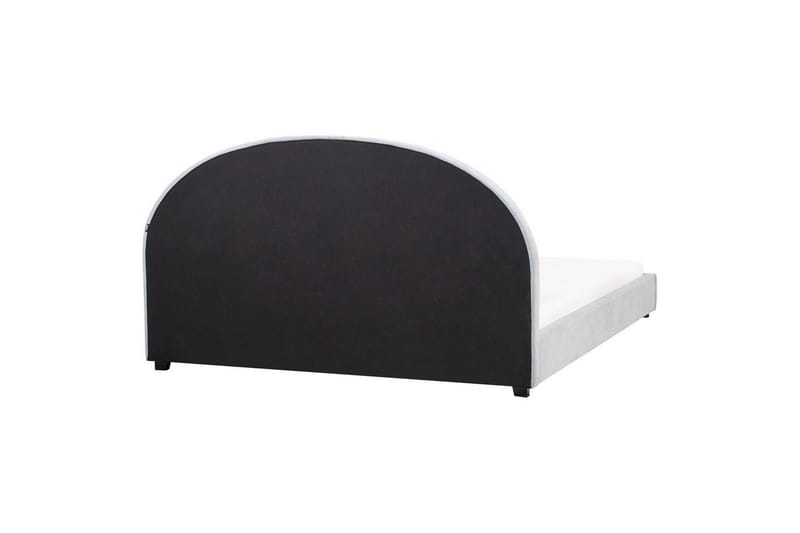 Seng med lamelramme Vaucluse - Lyseblå/polyester, 180x200 cm - Møbler - Senge - Sengeramme & sengestel