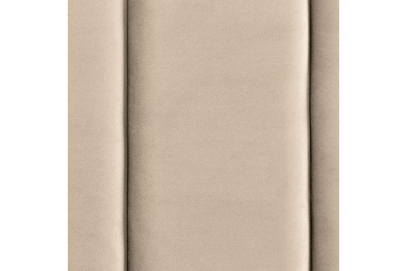 Seng med lamelramme Villette - Beige, sort, 140x200 cm - Møbler - Senge - Sengeramme & sengestel