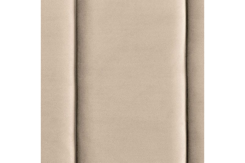 Seng med lamelramme Villette - Beige, sort, 140x200 cm - Møbler - Senge - Sengeramme & sengestel