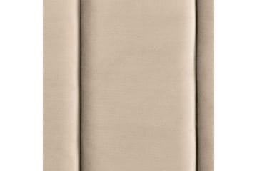 Seng med lamelramme Villette - Beige, sort, 160x200 cm - Møbler - Senge - Sengeramme & sengestel