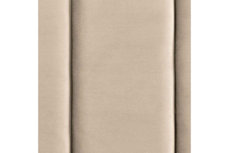 Seng med lamelramme Villette - Beige, sort, 160x200 cm - Møbler - Senge - Sengeramme & sengestel