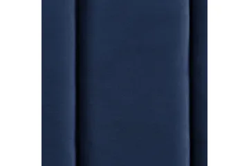 Seng med lamelramme Villette - Blå, Sort, 160x200 cm - Møbler - Senge - Sengeramme & sengestel