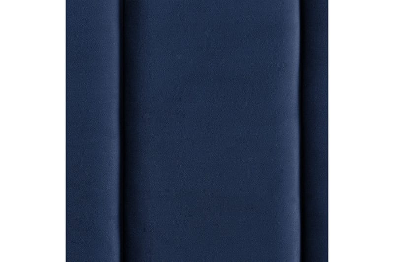 Seng med lamelramme Villette - Blå, Sort, 160x200 cm - Møbler - Senge - Sengeramme & sengestel