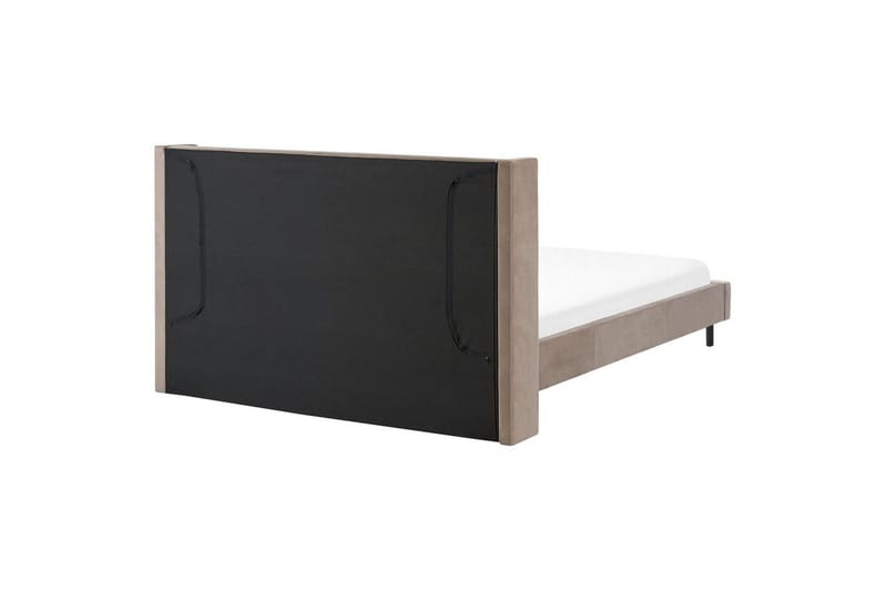 Seng med lamelramme Villette - Taupe, guld, 180x200 cm - Møbler - Senge - Sengeramme & sengestel