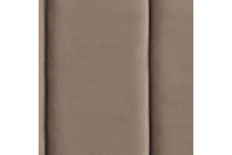 Seng med lamelramme Villette - Taupe, guld, 180x200 cm - Møbler - Senge - Sengeramme & sengestel