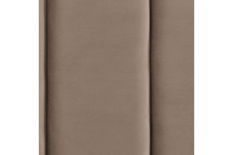 Seng med lamelramme Villette - Taupe, guld, 180x200 cm - Møbler - Senge - Sengeramme & sengestel