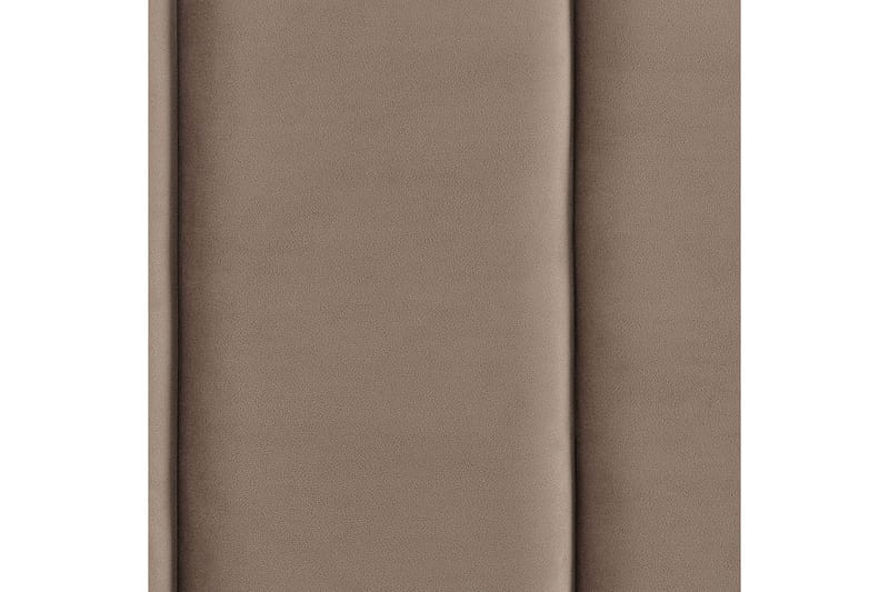 Seng med lamelramme Villette - Taupe, sort, 160x200 cm - Møbler - Senge - Sengeramme & sengestel