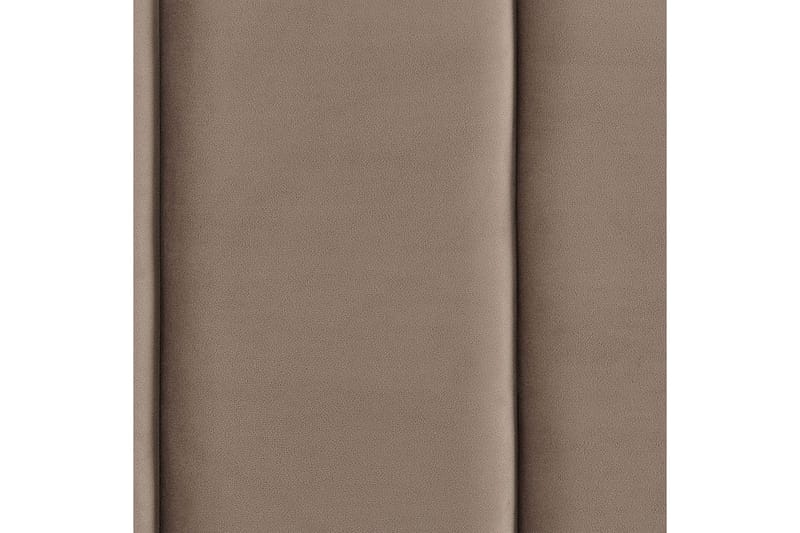 Seng med lamelramme Villette - Taupe, sort, 160x200 cm - Møbler - Senge - Sengeramme & sengestel