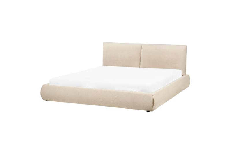 Seng med lamelramme Vinay - Lys beige, 180x200 cm - Møbler - Senge - Sengeramme & sengestel
