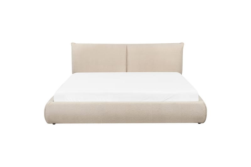 Seng med lamelramme Vinay - Lys beige, 180x200 cm - Møbler - Senge - Sengeramme & sengestel