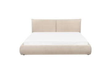 Seng med lamelramme Vinay - Lys beige, 180x200 cm - Møbler - Senge - Sengeramme & sengestel