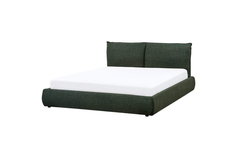 Seng med lamelramme Vinay, Mørkegrøn, 160x200 cm