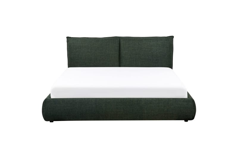 Seng med lamelramme Vinay - Mørkegrøn, 160x200 cm - Møbler - Senge - Sengeramme & sengestel