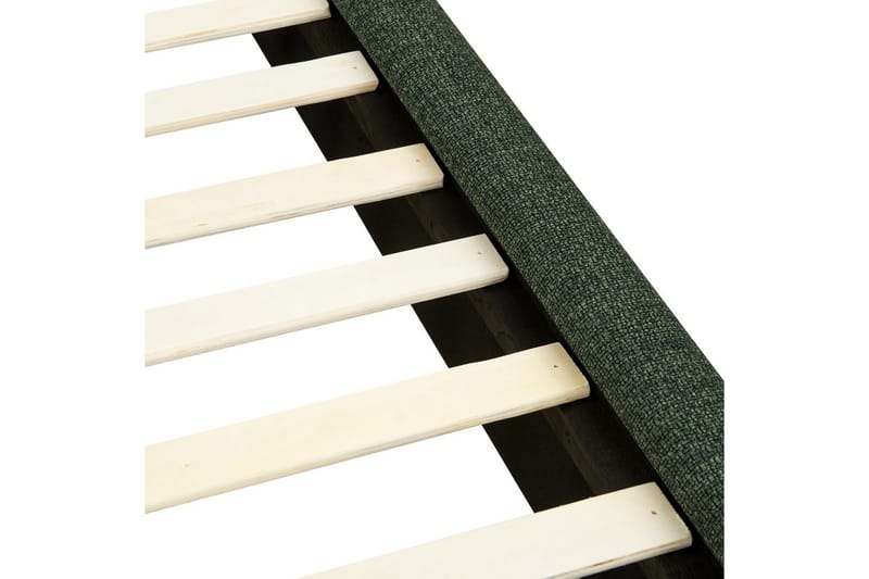 Seng med lamelramme Vinay - Mørkegrøn, 160x200 cm - Møbler - Senge - Sengeramme & sengestel