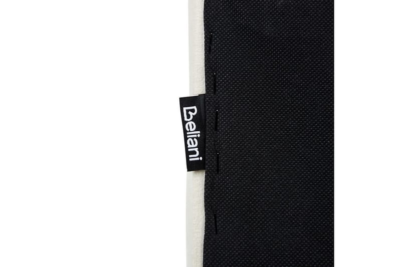 Seng med lamelramme Vincennes - Hvid, Sort, 160x200 cm - Møbler - Senge - Sengeramme & sengestel