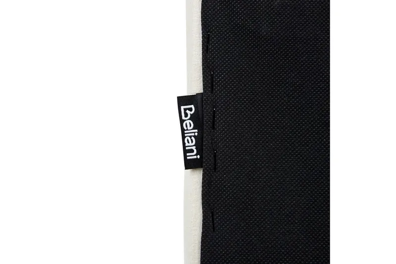 Seng med lamelramme Vincennes - Hvid, Sort, 160x200 cm - Møbler - Senge - Sengeramme & sengestel