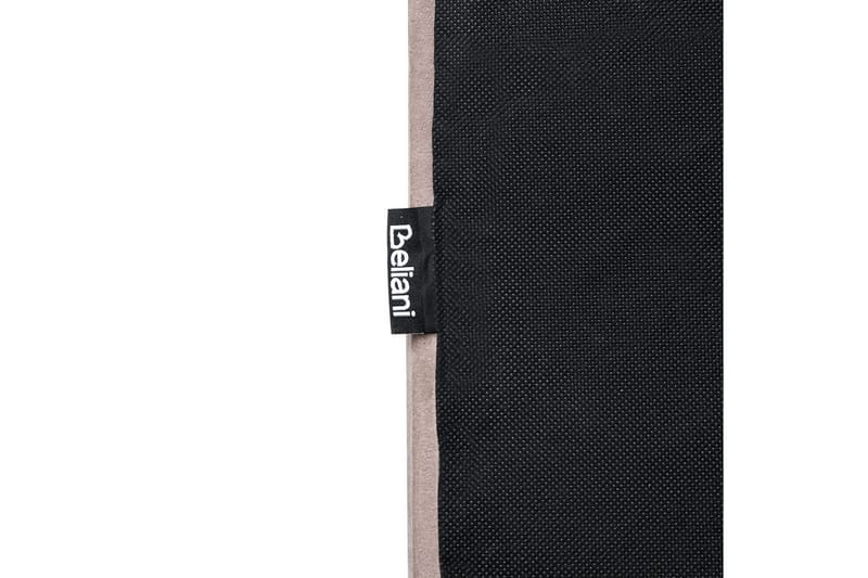 Seng med lamelramme Vincennes - Taupe, sort, 140x200 cm - Møbler - Senge - Sengeramme & sengestel