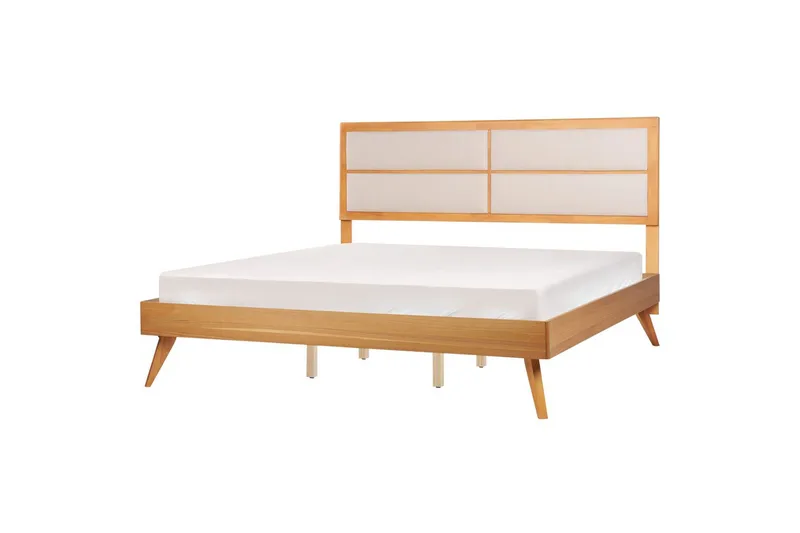 Seng med lamelramme Poissy - Lyst træ, beige, 180x200 cm - Møbler - Senge - Sengeramme & sengestel