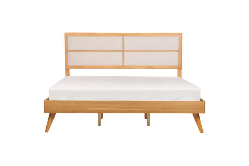 Seng med lamelramme Poissy - Lyst træ, beige, 180x200 cm - Møbler - Senge - Sengeramme & sengestel