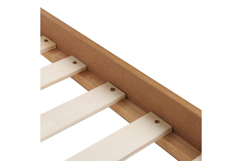 Seng med lamelramme Poissy - Lyst træ, beige, 160x200 cm - Møbler - Senge - Sengeramme & sengestel