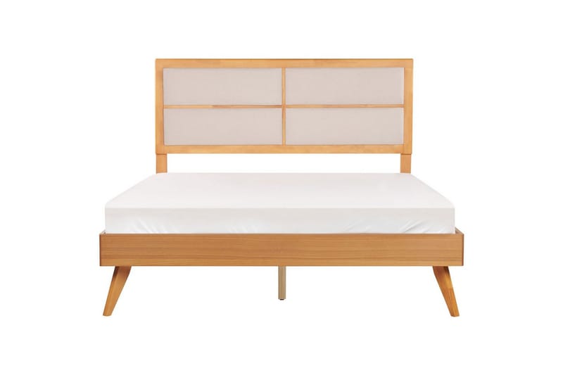 Seng med lamelramme Poissy - Lyst træ, beige, 160x200 cm - Møbler - Senge - Sengeramme & sengestel