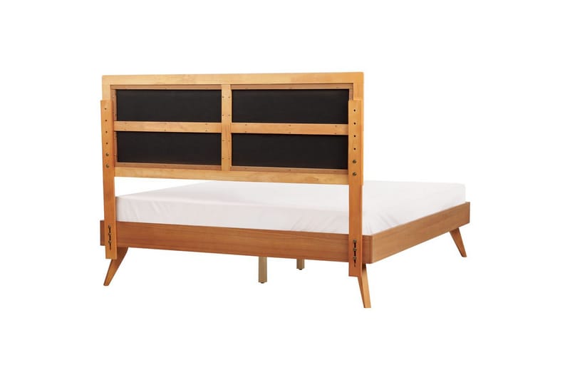 Seng med lamelramme Poissy - Lyst træ, beige, 160x200 cm - Møbler - Senge - Sengeramme & sengestel