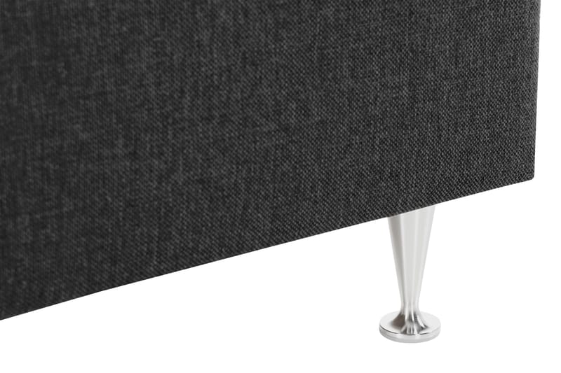 Alessia Komplet Sengesæt med Opbevaring LED-belysning 160x200 cm - Sort - Møbler - Senge - Seng med opbevaring