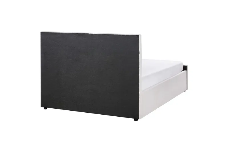 Seng med opbevaring Amiens - Beige, 140x200 cm - Møbler - Senge - Sengeramme & sengestel