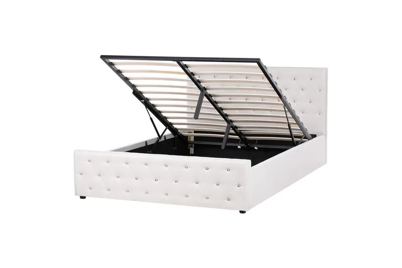 Seng med opbevaring Amiens, Beige, 160x200 cm