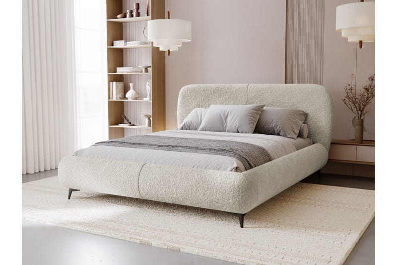 Arondel Opbevaringsseng - Beige - Møbler - Senge - Seng med opbevaring