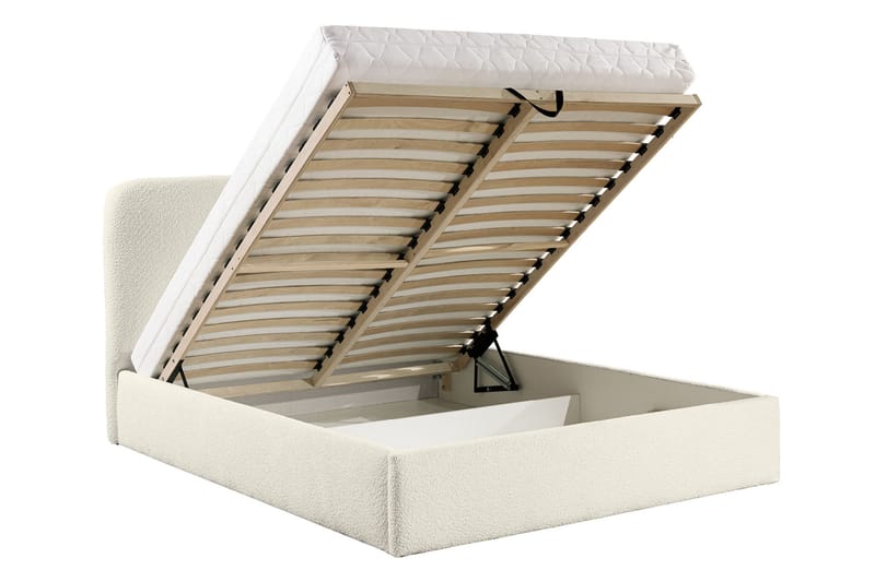 Arondel Opbevaringsseng - Beige - Møbler - Senge - Seng med opbevaring