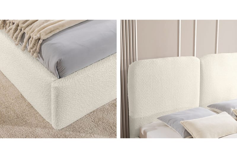Arondel Opbevaringsseng - Beige - Møbler - Senge - Seng med opbevaring