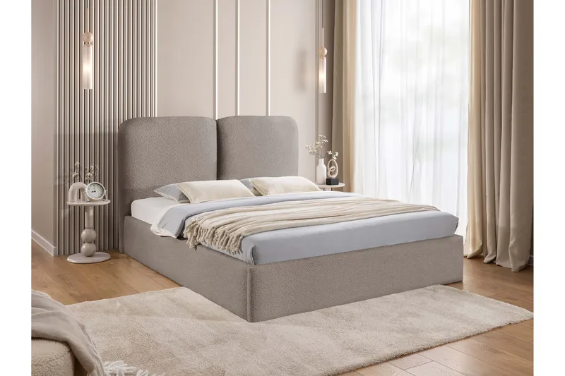 Arondel Opbevaringsseng - Grå - Møbler - Senge - Seng med opbevaring