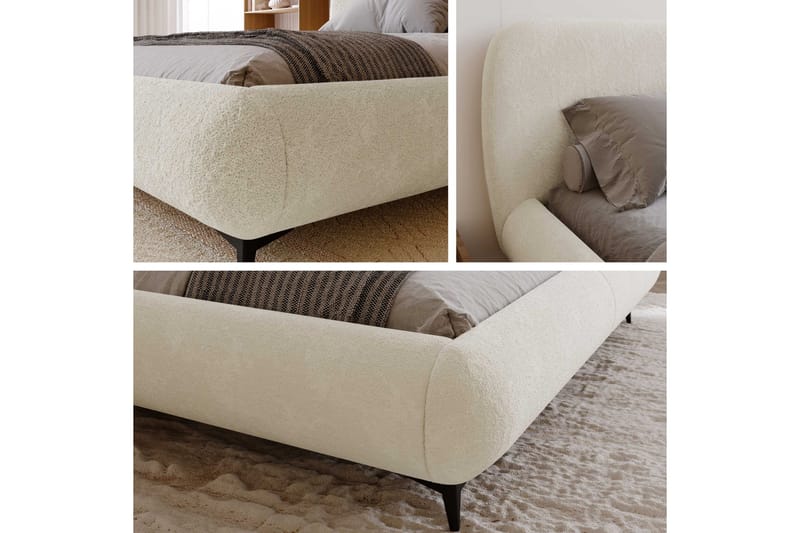 Arondel Opbevaringsseng - Lyserød - Møbler - Senge - Seng med opbevaring