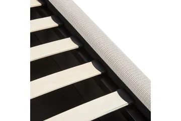Seng med opbevaring Bajonna - Beige, 160x200 cm - Møbler - Senge - Sengeramme & sengestel