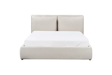 Seng med opbevaring Bajonna - Beige, 160x200 cm - Møbler - Senge - Sengeramme & sengestel