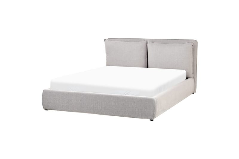 Seng med opbevaring Bajonna - Grå, 160x200 cm - Møbler - Senge - Sengeramme & sengestel