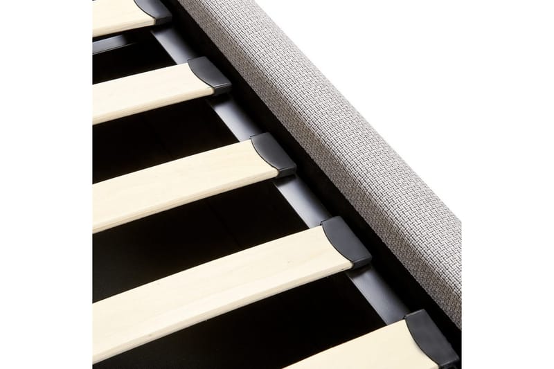 Seng med opbevaring Bajonna - Grå, 160x200 cm - Møbler - Senge - Sengeramme & sengestel