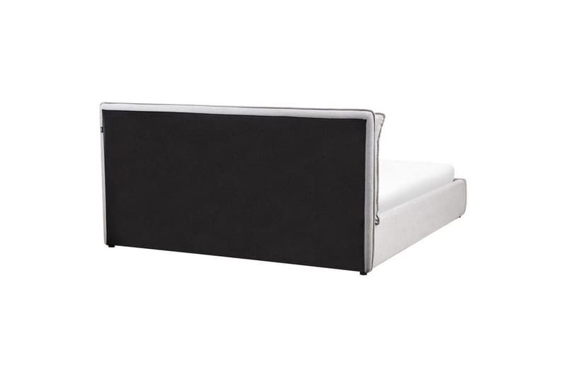 Seng med opbevaring Bajonna - Grå, 180x200 cm - Møbler - Senge - Sengeramme & sengestel