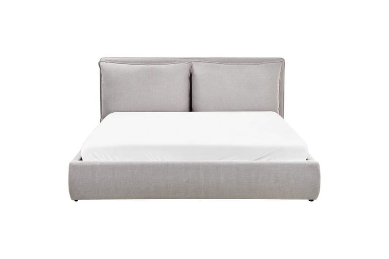 Seng med opbevaring Bajonna - Grå, 180x200 cm - Møbler - Senge - Sengeramme & sengestel