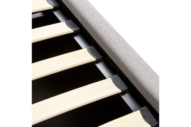 Seng med opbevaring Bajonna - Grå, 180x200 cm - Møbler - Senge - Sengeramme & sengestel